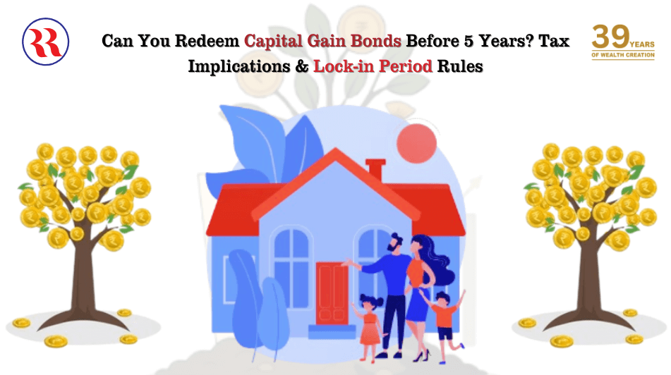 54ec capital gain bonds lock in and tax implications
